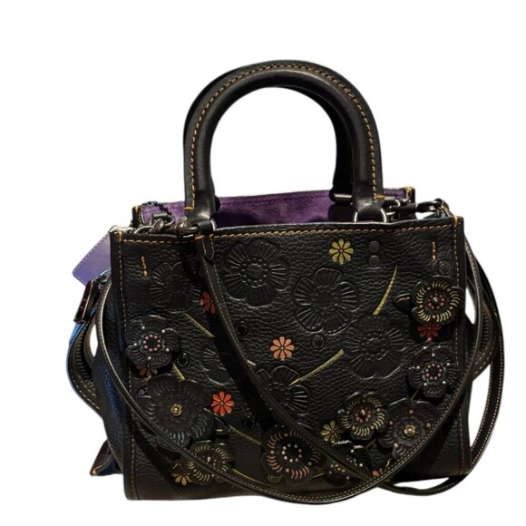 Coach Crystal Tea Rose Purse - Picture 4 of 5